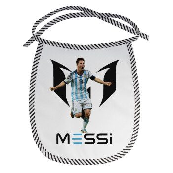 Leo Messi, Σαλιάρα μωρού αλέκιαστη με κορδόνι Μαύρη