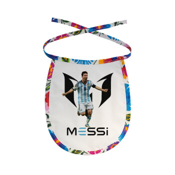 Leo Messi, Σαλιάρα μωρού αλέκιαστη με κορδόνι Χρωματιστή