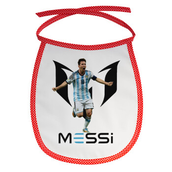 Leo Messi, Σαλιάρα μωρού αλέκιαστη με κορδόνι Κόκκινη