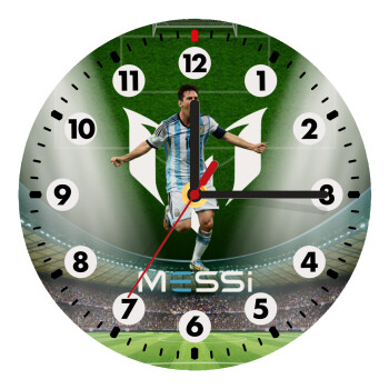 Leo Messi, Ρολόι τοίχου ξύλινο (20cm)