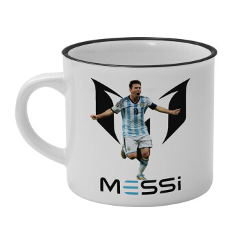 Leo Messi, Κούπα κεραμική vintage Λευκή/Μαύρη 230ml