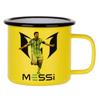 Lionel Messi, Metallic enamel MATT Yellow cup 360ml