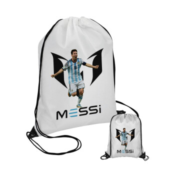 Leo Messi, Τσάντα πουγκί με μαύρα κορδόνια (1 τεμάχιο)