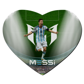 Leo Messi, Mousepad καρδιά 23x20cm