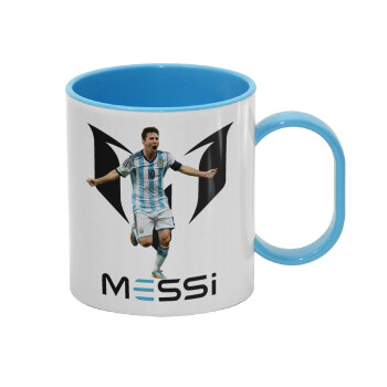 Leo Messi, Κούπα (πλαστική) (BPA-FREE) Polymer Μπλε για παιδιά, 330ml