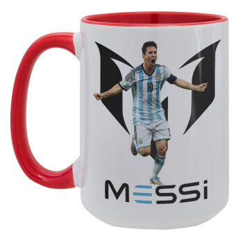 Leo Messi, Κούπα Mega 15oz, κεραμική Κόκκινη, 450ml