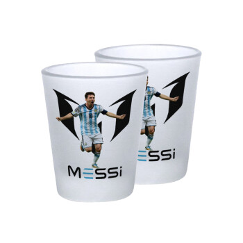 Leo Messi, Σφηνοπότηρα γυάλινα 45ml του πάγου (2 τεμάχια)