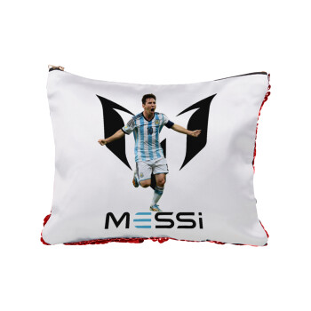 Leo Messi, Τσαντάκι νεσεσέρ με πούλιες (Sequin) Κόκκινο