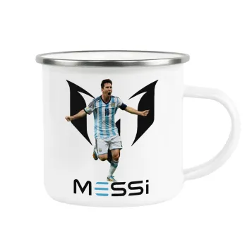 Λιονέλ Μέσι, Leo Messi, Κούπα Μεταλλική εμαγιέ λευκη 360ml