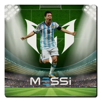 Λιονέλ Μέσι, Leo Messi, Τετράγωνο μαγνητάκι ξύλινο 6x6cm