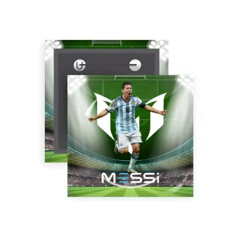 Λιονέλ Μέσι, Leo Messi, Κονκάρδα παραμάνα τετράγωνη 5x5cm
