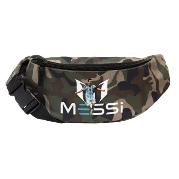 Lionel Messi, Unisex waist bag (banana) in Jungle camouflage color with 2 pockets