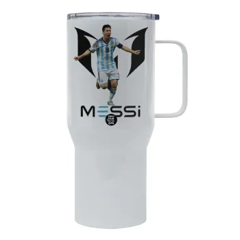 Lionel Messi, Mega Stainless steel Tumbler with lid, double wall 750L