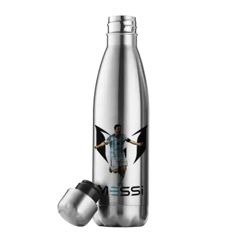 Λιονέλ Μέσι, Leo Messi, Μεταλλικό παγούρι θερμός Inox (Stainless steel), διπλού τοιχώματος, 500ml