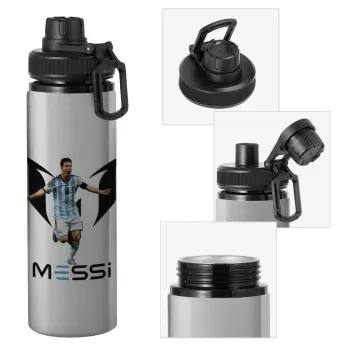 Lionel Messi, Metallic water bottle with safety cap, 850ml aluminum
