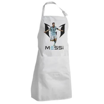 Lionel Messi, Adult Chef Apron (with sliders and 2 pockets)