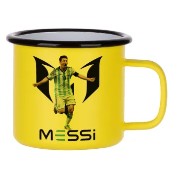 Lionel Messi, Metallic enamel MATT Yellow cup 360ml