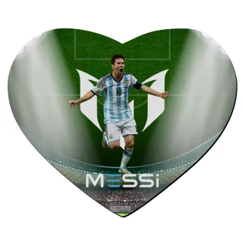 Λιονέλ Μέσι, Leo Messi, Mousepad καρδιά 23x20cm