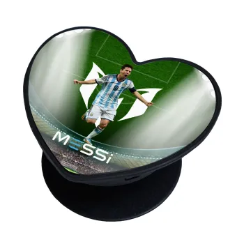 Λιονέλ Μέσι, Leo Messi, Phone Holders Stand  καρδιά Μαύρο Βάση Στήριξης Κινητού στο Χέρι