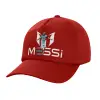Children's Baseball Cap, 100% Cotton Twill, Red (COTTON, CHILDREN'S, UNISEX, ONE SIZE)