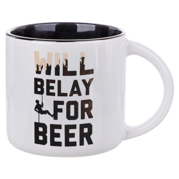 Will Belay For Beer, Κούπα κεραμική 400ml