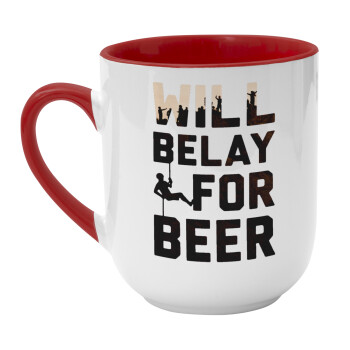 Will Belay For Beer, Κούπα κεραμική tapered 260ml