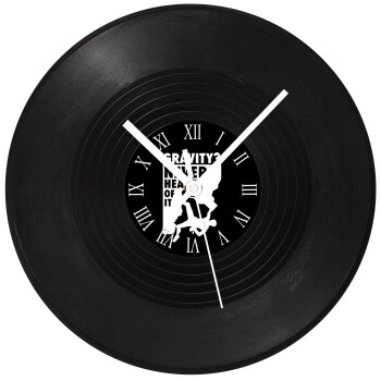 Gravity? Never heard of that!, Ρολόι τοίχου Βινύλιο (30cm)