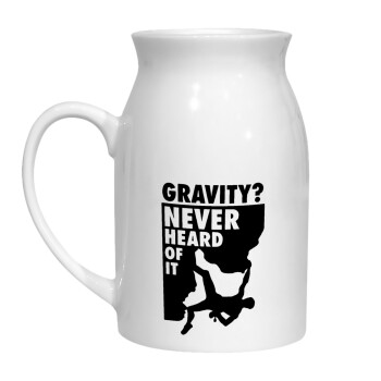 Gravity? Never heard of that!, Milk Jug (450ml) (1pcs)