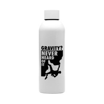Gravity? Never heard of that!, Μεταλλικό παγούρι νερού, 304 Stainless Steel 800ml