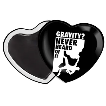 Gravity? Never heard of that!, Μαγνητάκι καρδιά (57x52mm)