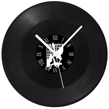 Gravity? Never heard of that!, Ρολόι τοίχου Βινύλιο (30cm)