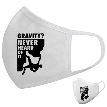 Gravity? Never heard of that!, Μάσκα υφασμάτινη υψηλής άνεσης παιδική (Δώρο πλαστική θήκη)