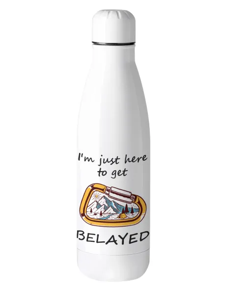 I'm just here to get Belayed — Metal mug thermos (Stainless steel), 500ml
