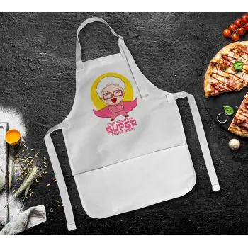 To my best Super Grandma!, Ποδιά Σεφ Ολόσωμη Παιδική (με ρυθμιστικά και 2 τσέπες)