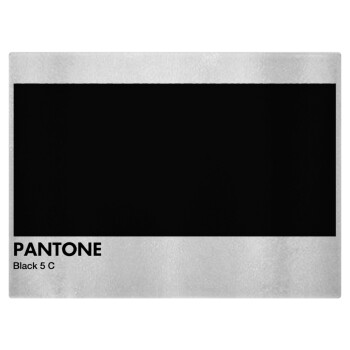 Pantone Black, Επιφάνεια κοπής γυάλινη (38x28cm)