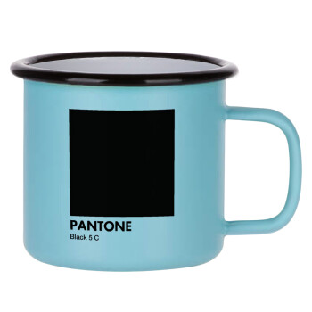 Pantone Black, Κούπα Μεταλλική εμαγιέ ΜΑΤ σιέλ 360ml