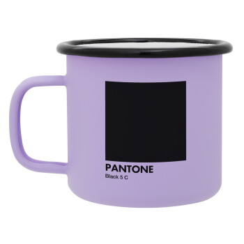 Pantone Black, Κούπα Μεταλλική εμαγιέ ΜΑΤ Light Pastel Purple 360ml
