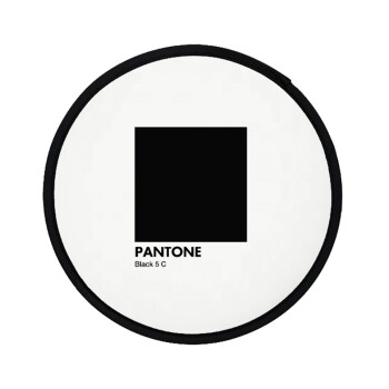 Pantone Black, Βεντάλια υφασμάτινη αναδιπλούμενη με θήκη (20cm)