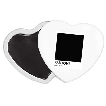 Pantone Black, Μαγνητάκι καρδιά (57x52mm)