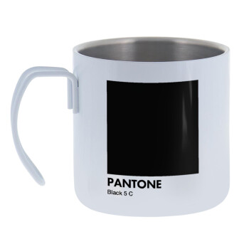 Pantone Black, Mug Stainless steel double wall 400ml