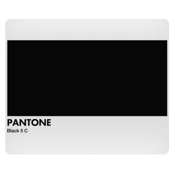 Pantone Black, Mousepad rect 23x19cm