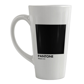 Pantone Black, Κούπα κωνική Latte Μεγάλη, κεραμική, 450ml