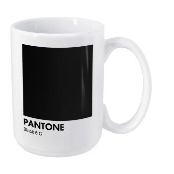 Pantone Black, Κούπα Mega, κεραμική, 450ml