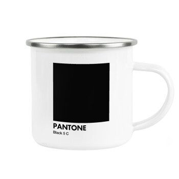 Pantone Black, Κούπα Μεταλλική εμαγιέ λευκη 360ml
