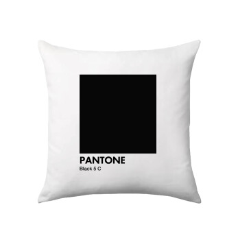 Pantone Black, Μαξιλάρι καναπέ 40x40cm περιέχεται το  γέμισμα