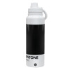 1L Stainless Steel Thermal Bottle with Phone Holder & Double Wall Insulation