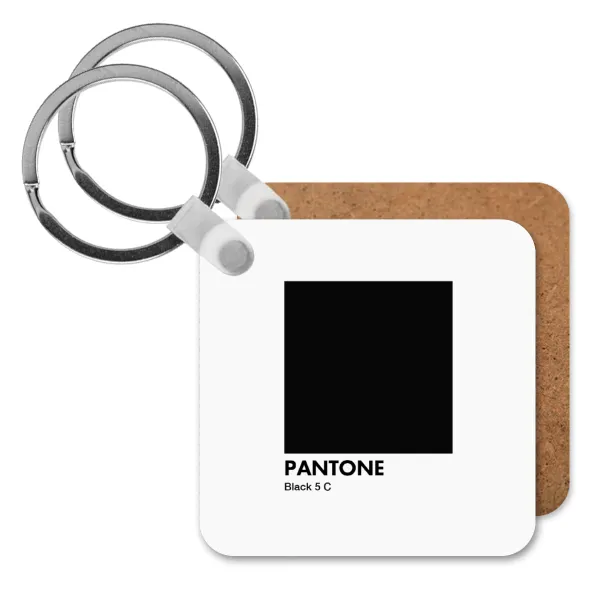 Pantone Black — Ξύλινο τετράγωνο