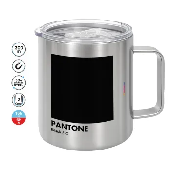 Pantone Black, Mug Stainless steel double wall 300ml
