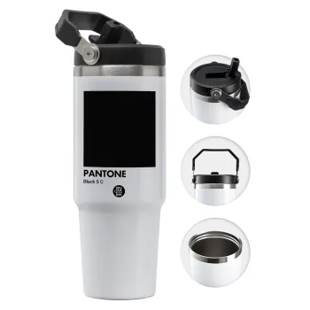 Pantone Black, Θερμός Ανοξείδωτο 30oz με χερούλι