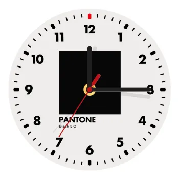 Pantone Black, Ρολόι τοίχου ξύλινο (20cm)